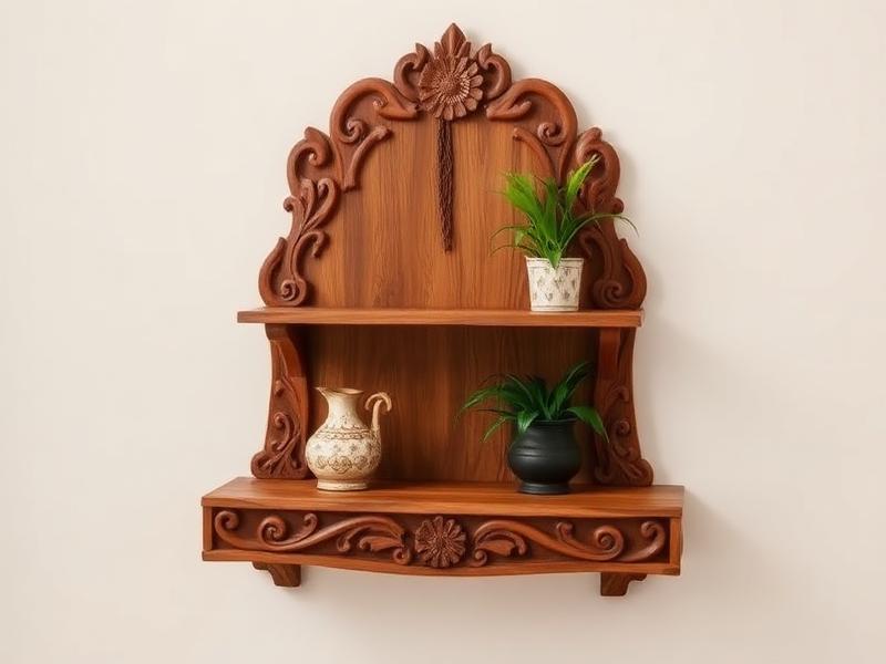 Balinese style apartment woodworking projects digital book carved shelf