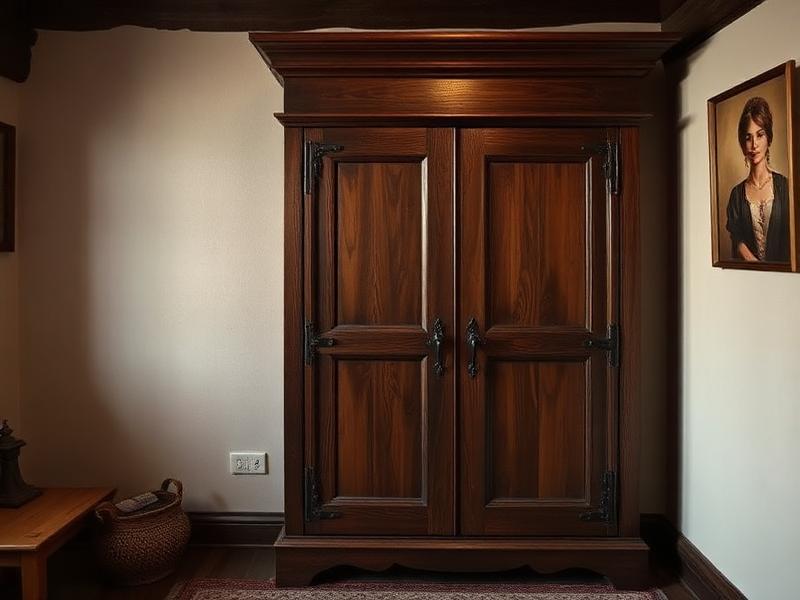 Medieval rustic tiny apartment furniture plans PDF download wardrobe