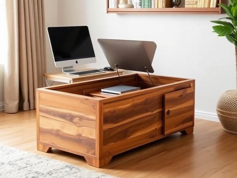 Multi functional apartment furniture woodworking ebook for students lift top desk chest